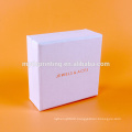 Jewelry Gift White Paper Box with Black foam